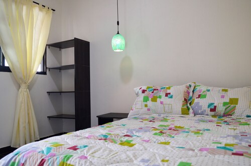 Room-balconies of the Casona Hostel