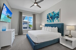 8 bedrooms, travel crib, free WiFi, bed sheets