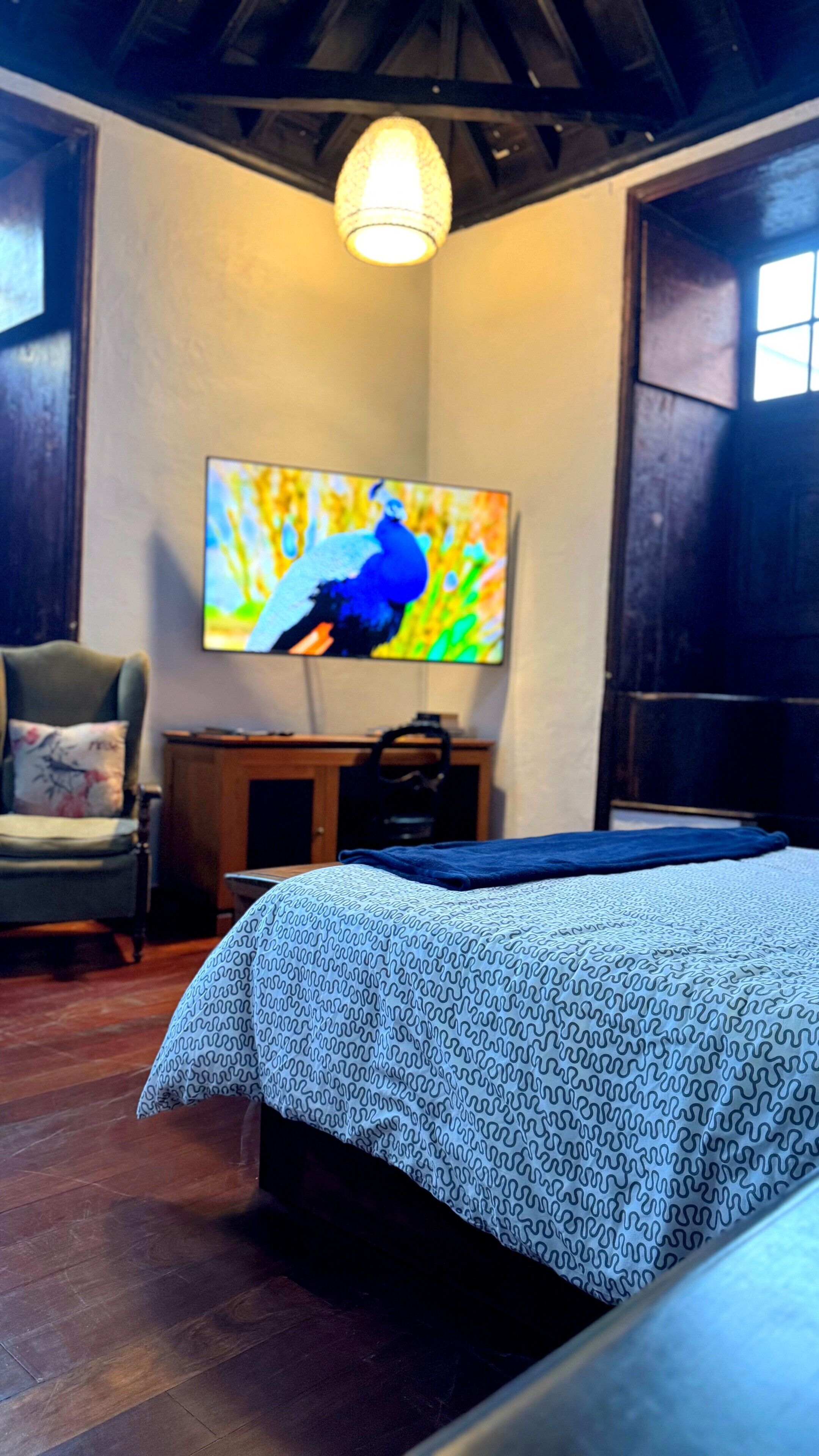 2 slaapkamers, een strijkplank/strijkijzer, gratis wifi, beddengoed