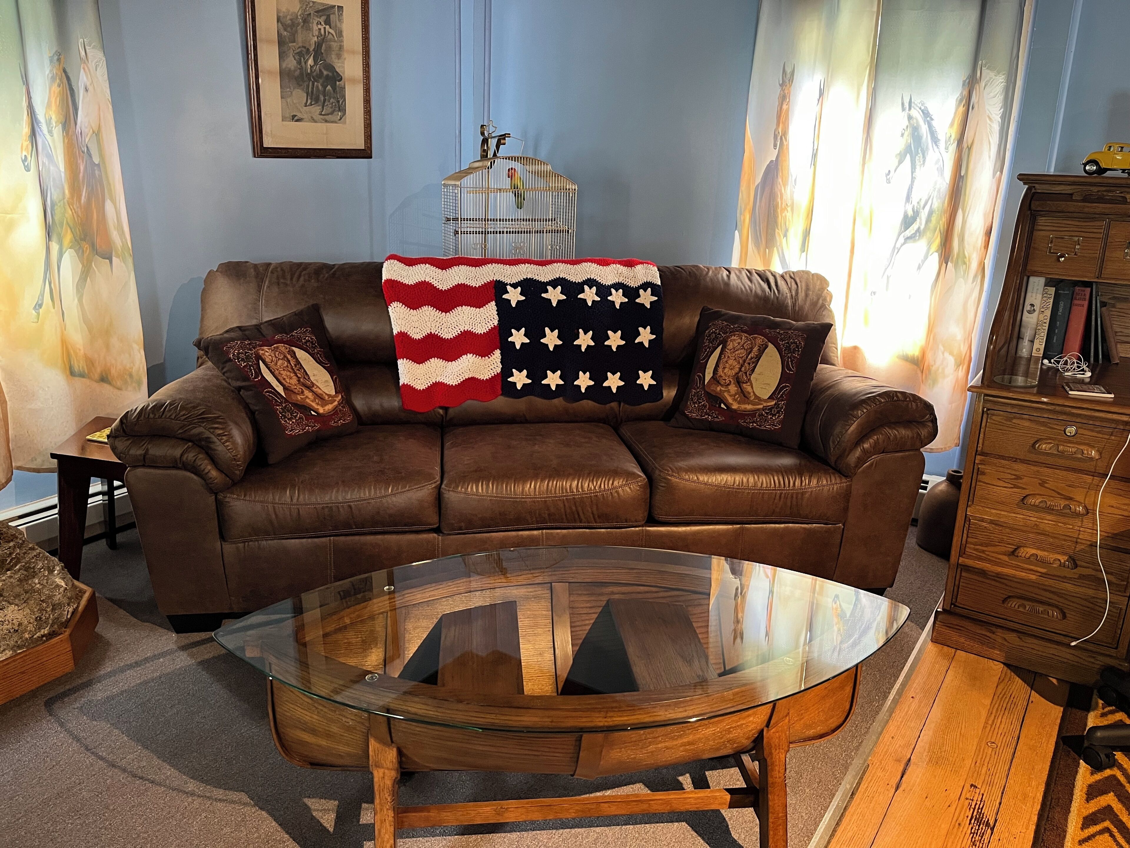 Smart TV, chimenea y libros 