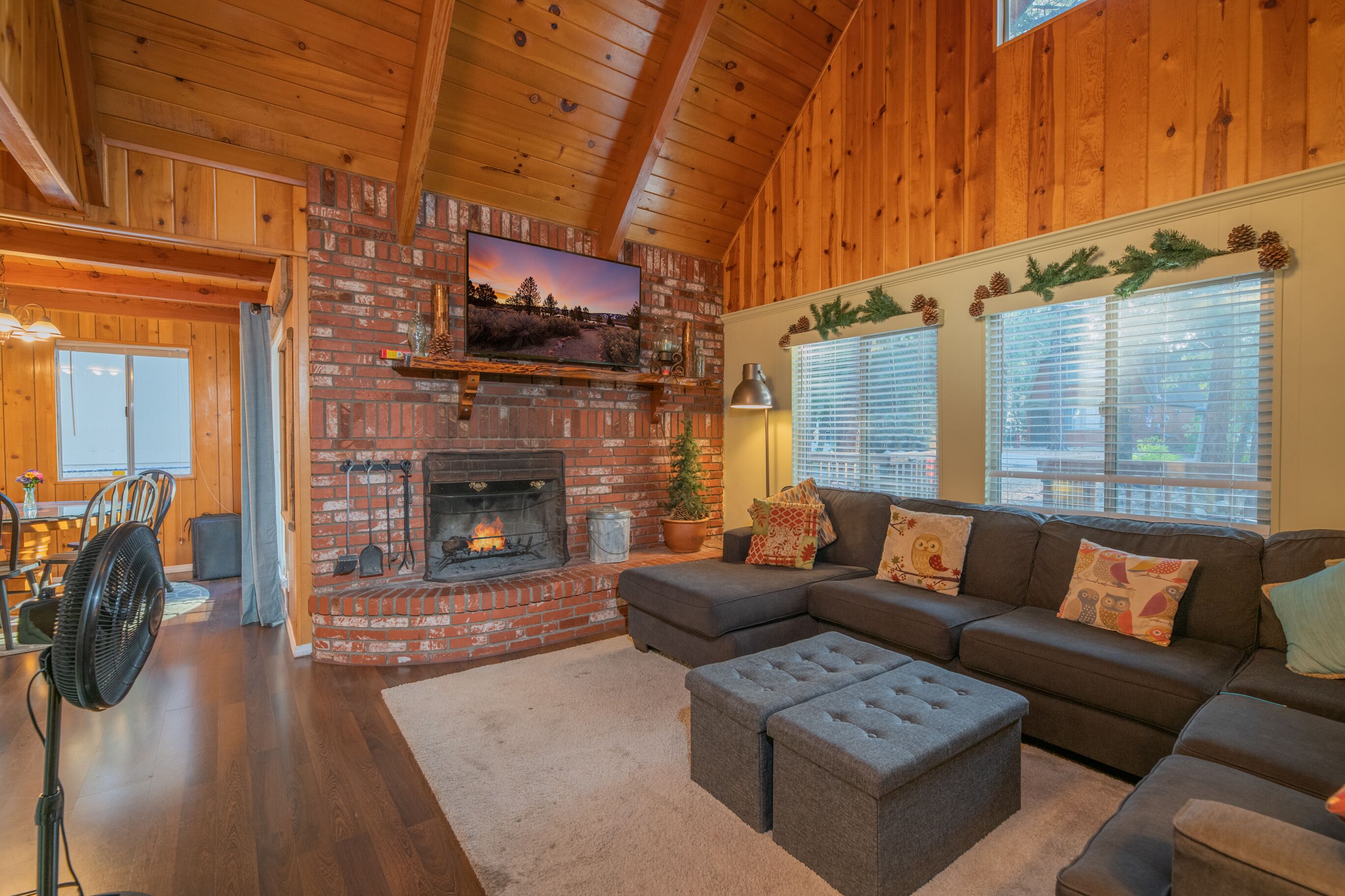 TV, fireplace, Netflix, foosball