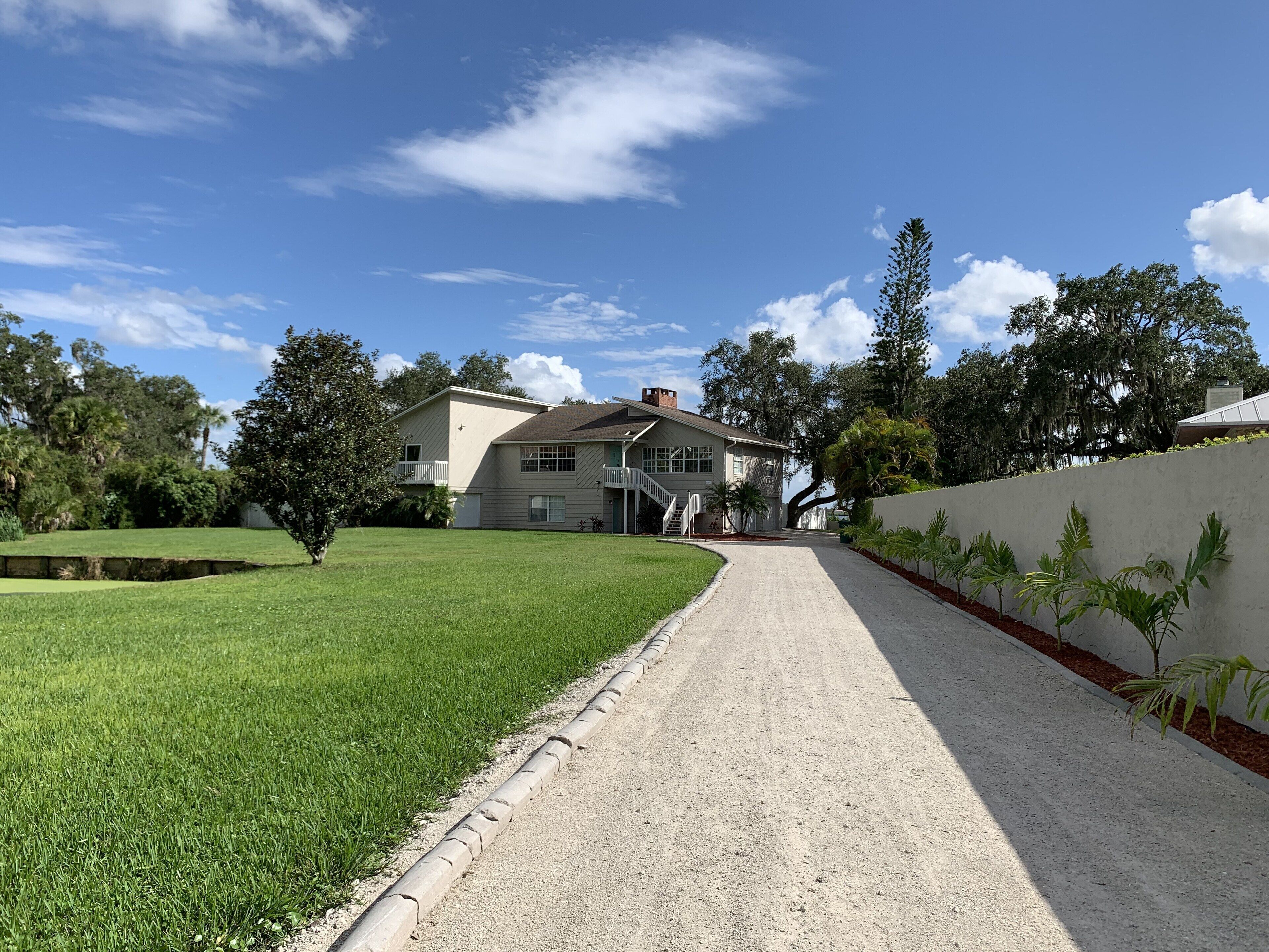 A pool home with a dock directly on the Manatee River.  Breath taking sunsets!