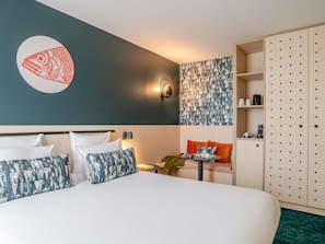 Habitación Confort, 1 cama doble, vistas al lago | Ropa de cama de alta calidad, minibar, caja fuerte