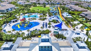 Pool - Exquisite Home with Theater, Themed Rooms near Disney with Waterpark & Resort. (Kissimmee)