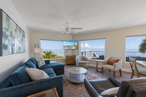 TV, DVD player, books, music library