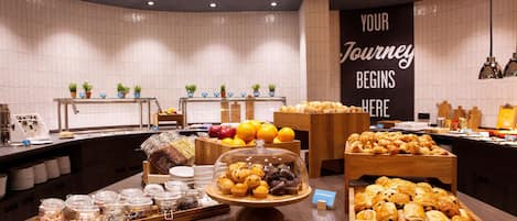 Gratis frukostbuffé varje dag