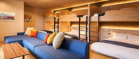 1 sovrum, skrivbord, gratis wi-fi och sängkläder