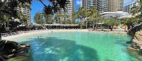 Indoor pool, outdoor pool