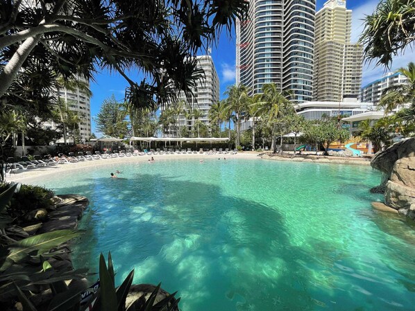 Indoor pool, outdoor pool