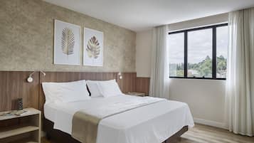 Luksus-studiosuite - 1 kingsize-seng med sovesofa | Minibar, individuelt design, individuel indretning, skrivebord