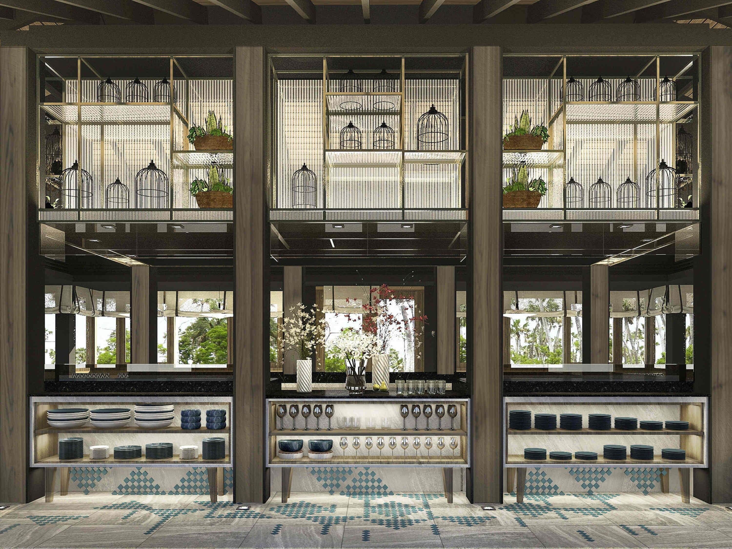 Lunch and dinner served, barbecue