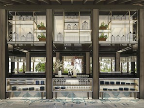 Lunch and dinner served, barbecue