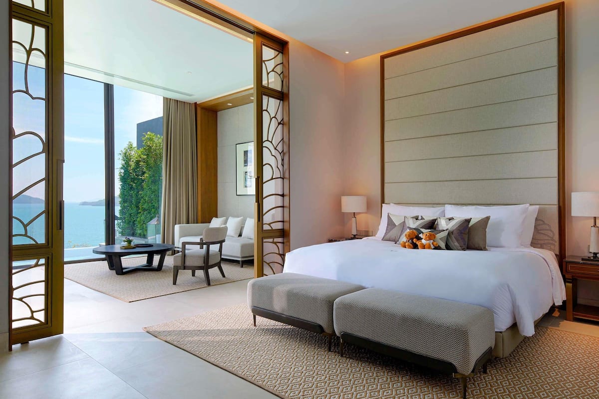 Vil·la, 1 dormitori, vistes al mar (24 hrs. butler service) | 1 dormitori, minibar, caixa forta a l'habitació i decoració individual