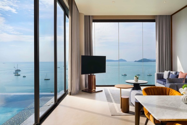 Villa, 2 Bedrooms, Sea View (24 hrs. butler service) | Minibar, in-room safe, desk, laptop workspace