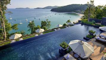 Petit déjeuner, déjeuner et dßner servis sur place, vue sur la mer