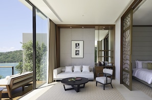 Villa, 1 Bedroom, Sea View (24 hrs. butler service) | 1 bedroom, minibar, in-room safe, individually decorated