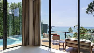 Villa, 1 soverom, sjøutsikt (24 hrs. butler service) | Minibar, safe på rommet, individuelt dekorert og individuelt innredet
