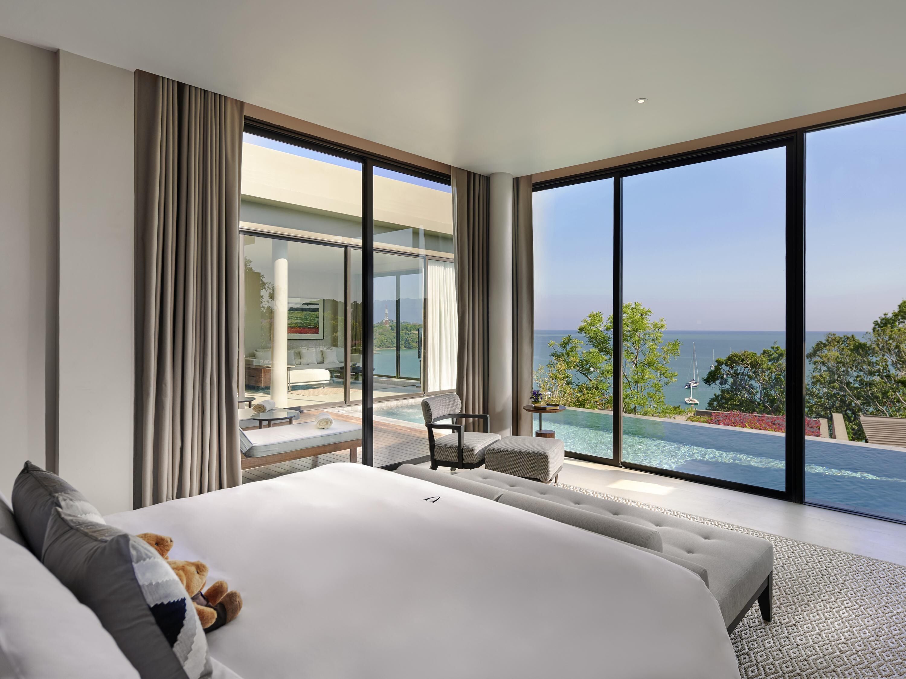 Villa, 3 Bedrooms (Pool, 24 hrs. butler service) | Minibar, in-room safe, desk, laptop workspace