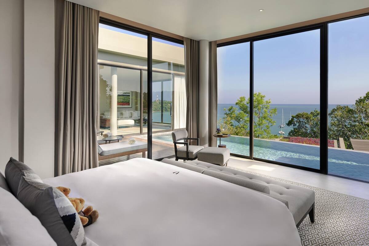 Villa, 3 Bedrooms (Pool, 24 hrs. butler service) | Minibar, in-room safe, desk, laptop workspace