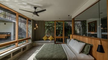 Villa - 2 soveværelser - privat pool | Minibar, pengeskab på værelset, skrivebord