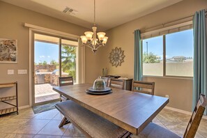 Dining - Modern Azure Home w/ Beautiful Patio, Pool & Spa! (Goodyear)