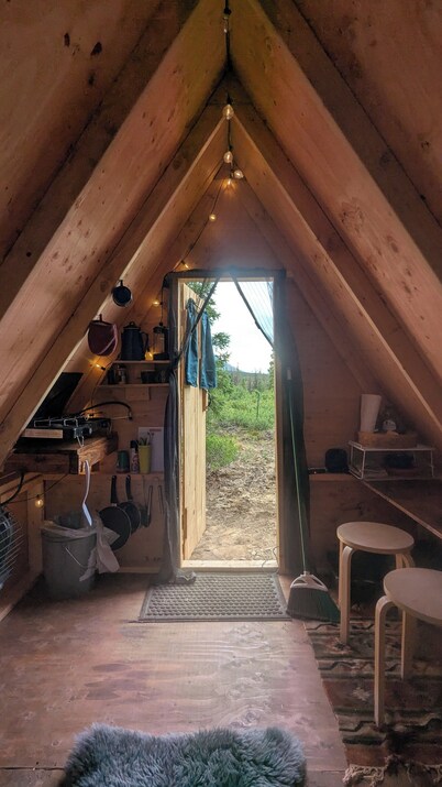A-Frame glamping near Denali  National Park