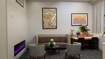 Zona de estar del vestíbulo