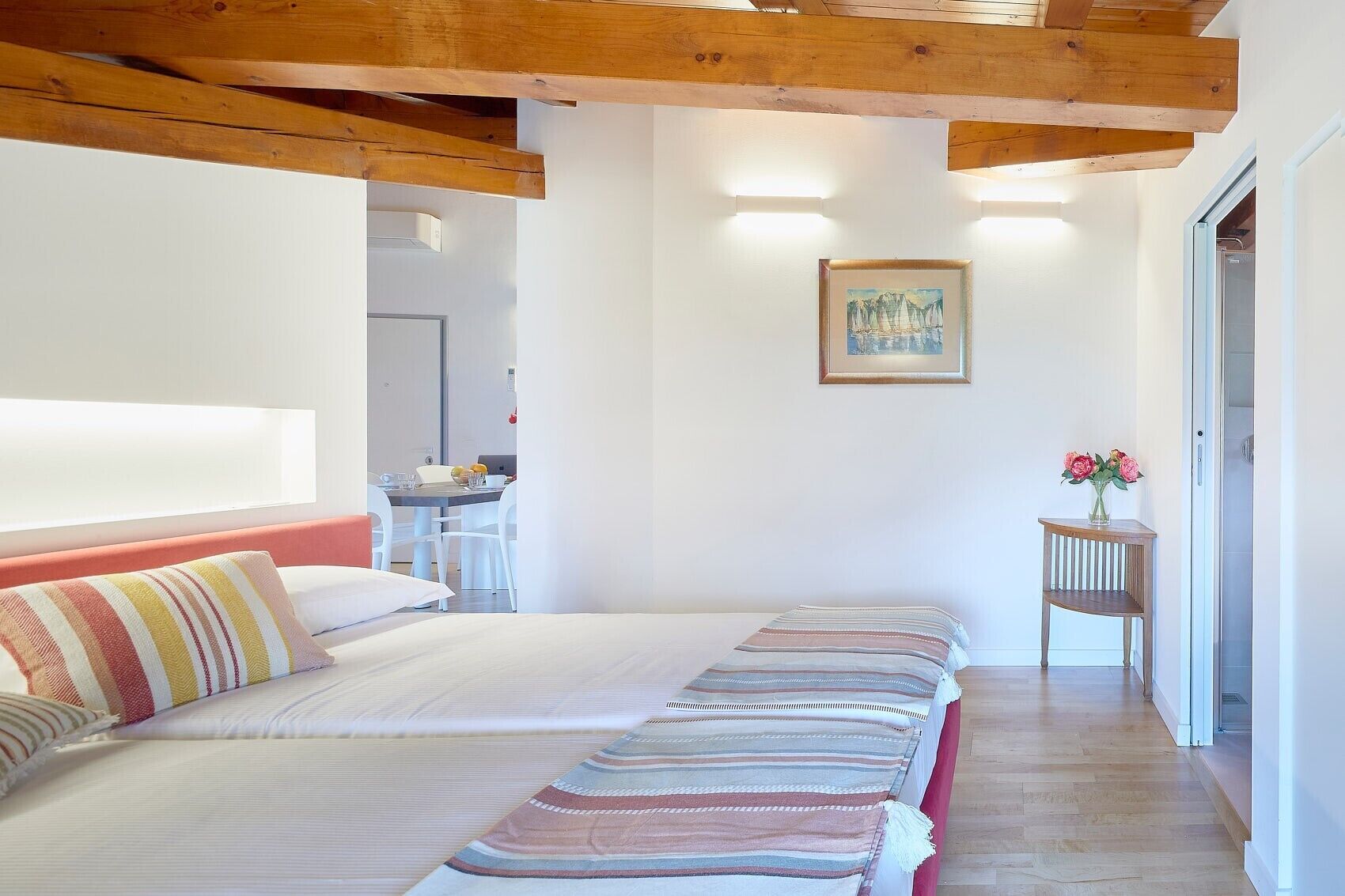 1 makuuhuone, silitysrauta/-lauta, ilmainen Wi-Fi, vuodevaatteet