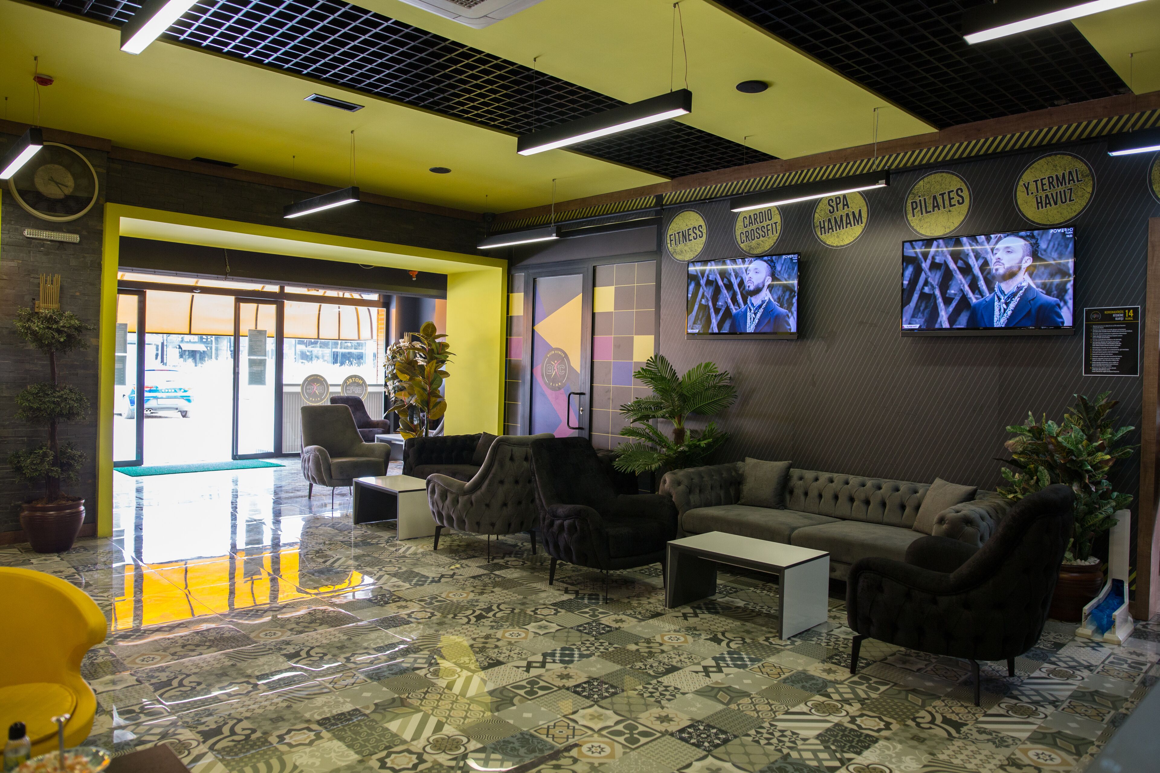 Sitzecke in der Lobby