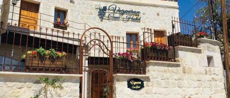 Voorkant van accommodatie