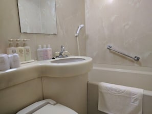 Hair dryer, towels