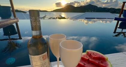 Beautiful 5 bedroom villa with pool overlooking English Harbour