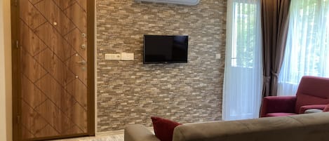 Deluxe Apartment, 1 Bedroom | Living area