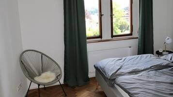 1 bedroom, iron/ironing board, travel crib, free WiFi