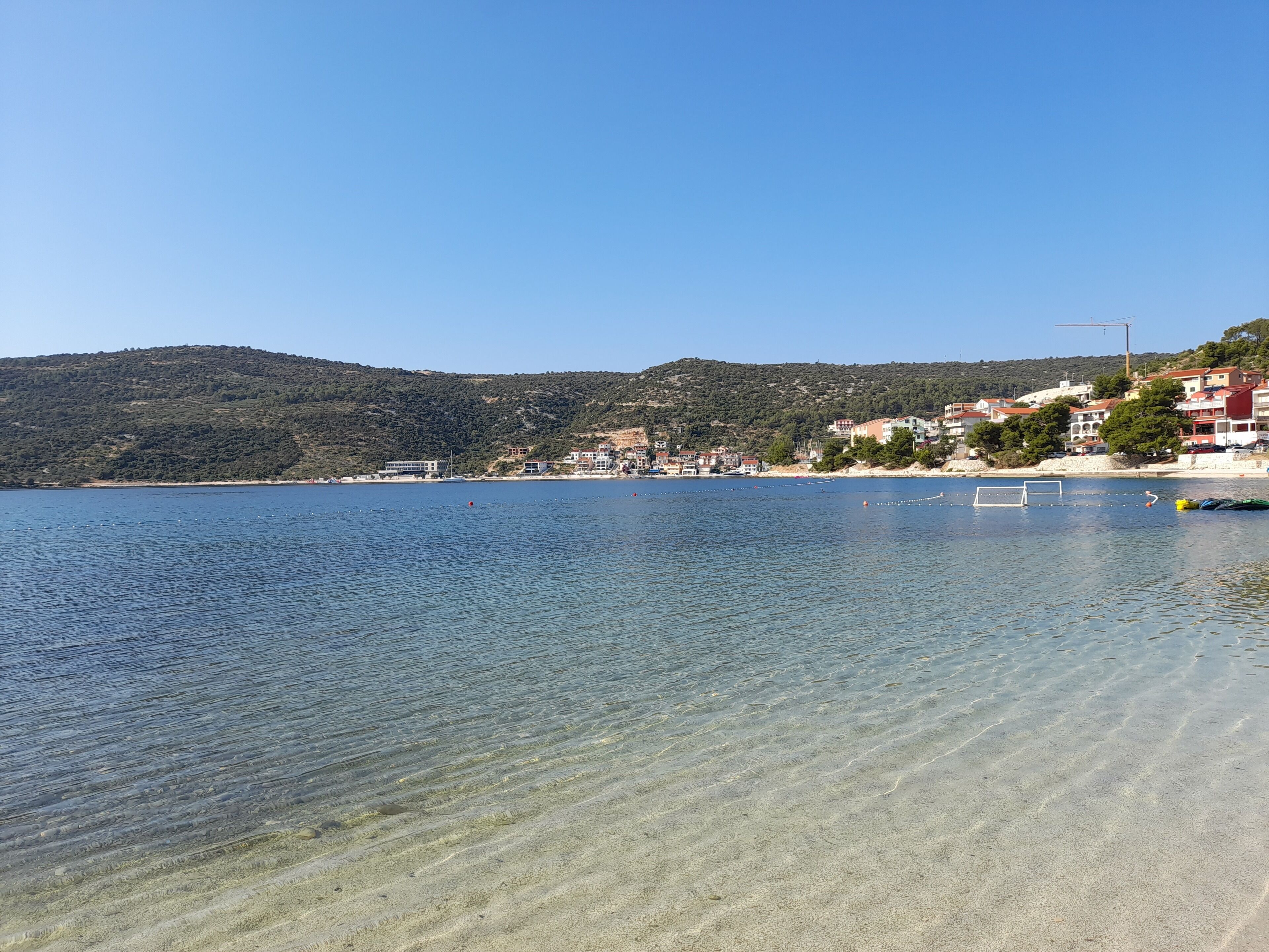 Beach nearby, sun loungers