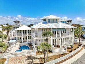 Exterior - Amazing Gulf Views - Main and Guest House w/ Private Pool (Panama City Beach)