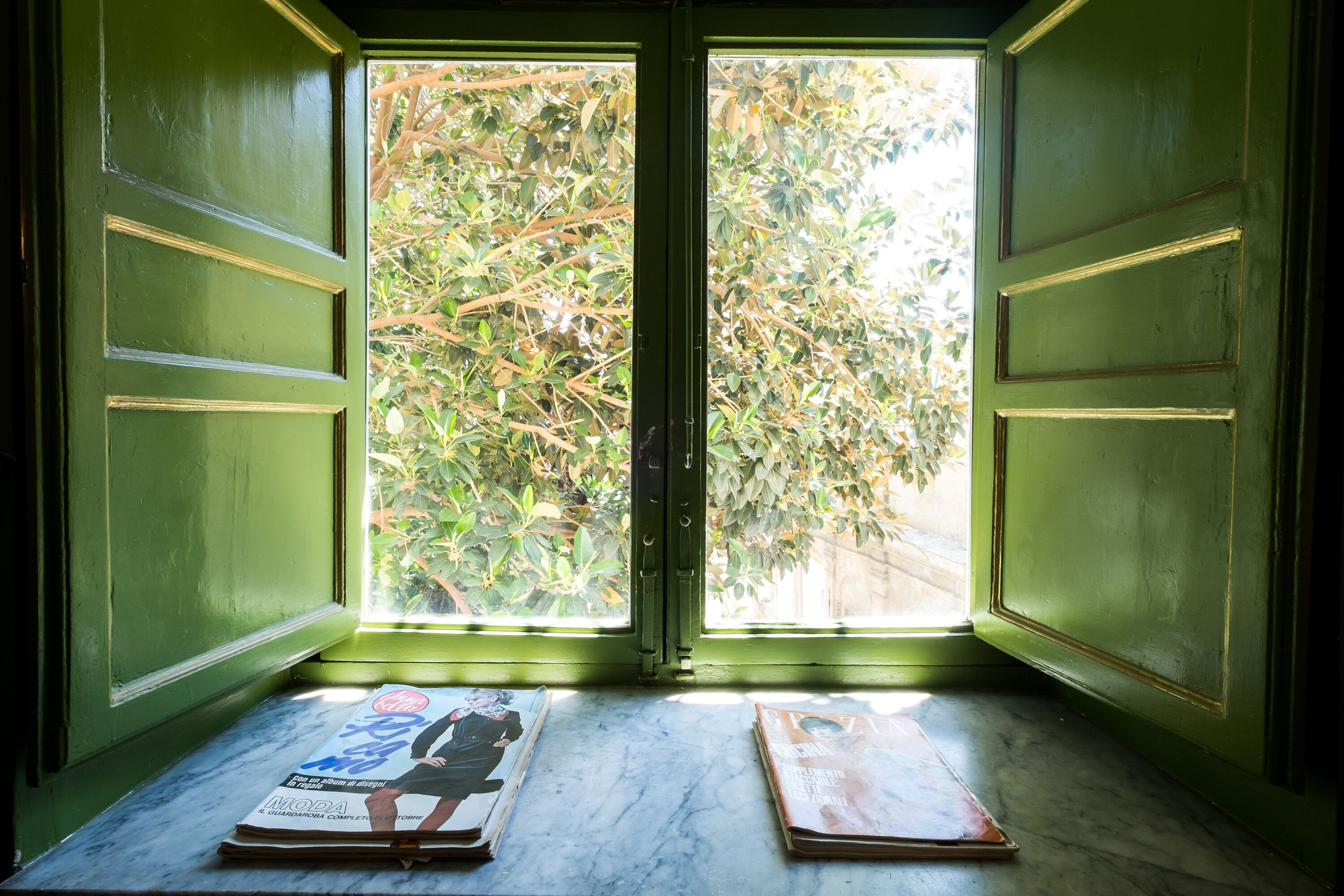 Vue depuis l’hébergement