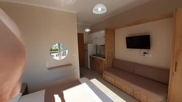 1 chambre, fer et planche Ă  repasser, Wi-Fi, draps fournis