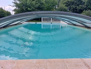 Pool - Vacation chalet with swimming pool and large private area (Laurede)