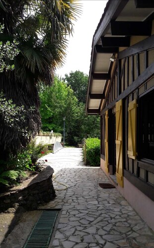 Vacation chalet with swimming pool and large private area