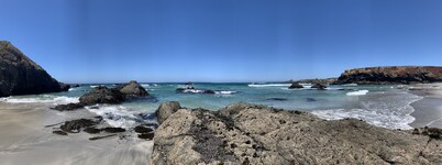 Elegant farmhouse cottage on beautiful apple orchard