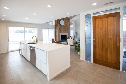 Modernist Oasis is located in the beautiful North End of Virginia Beach