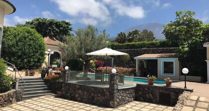 Atemberaubende Finca mit Meerblick und Salzwasserpool auf Teneriffa
