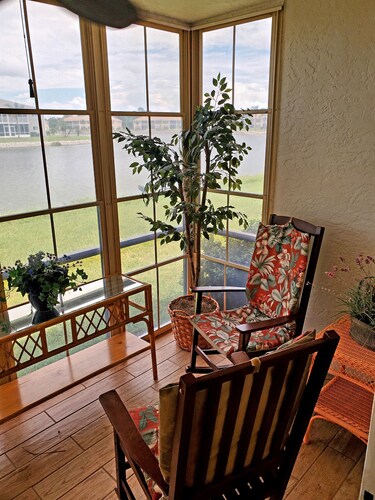 First floor lake front property 