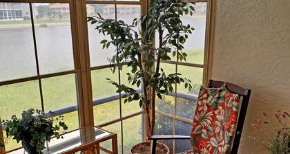 First floor lake front property