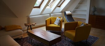 Large attic apartment near the Danube wetlands