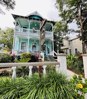 Framhlið gististaðar