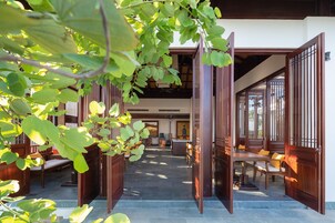 Café da manhã, almoço e jantar