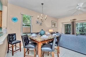 Dining - Charming Home With Private Balcony, 4 Miles From Disney! CDC Standards #4ro785 (Kissimmee)