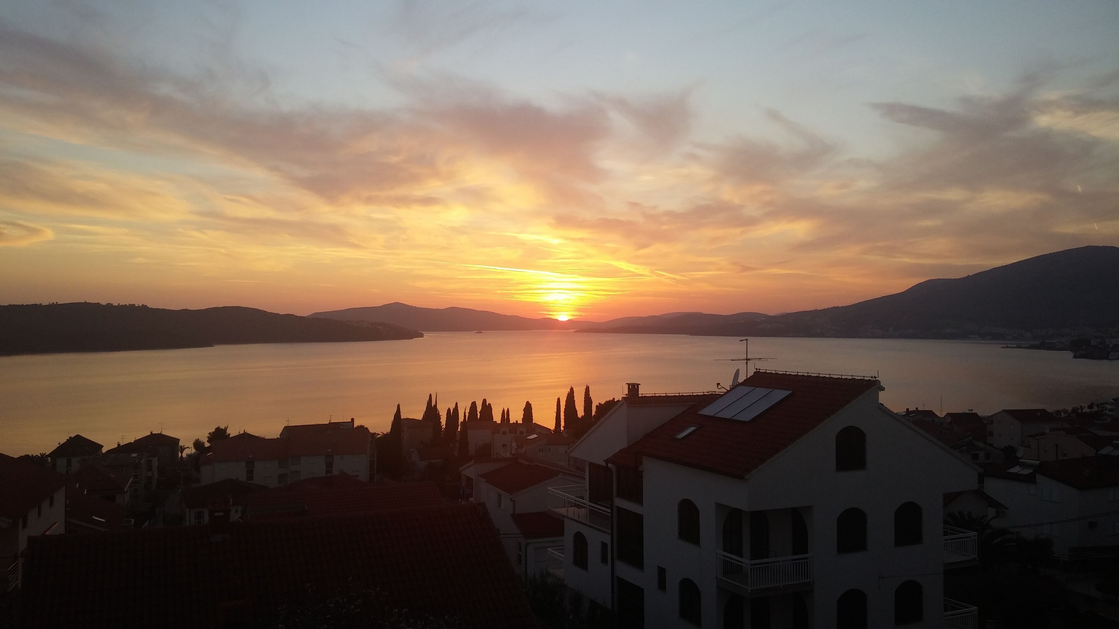 Blick von der Unterkunft